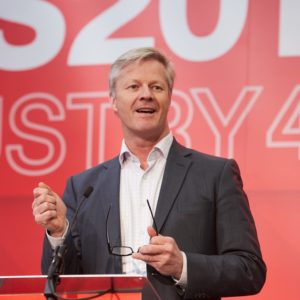 Chris Claydon speaks at SNS2019.