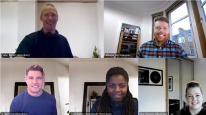 All the winning team members from Worley as displayed on Zoom