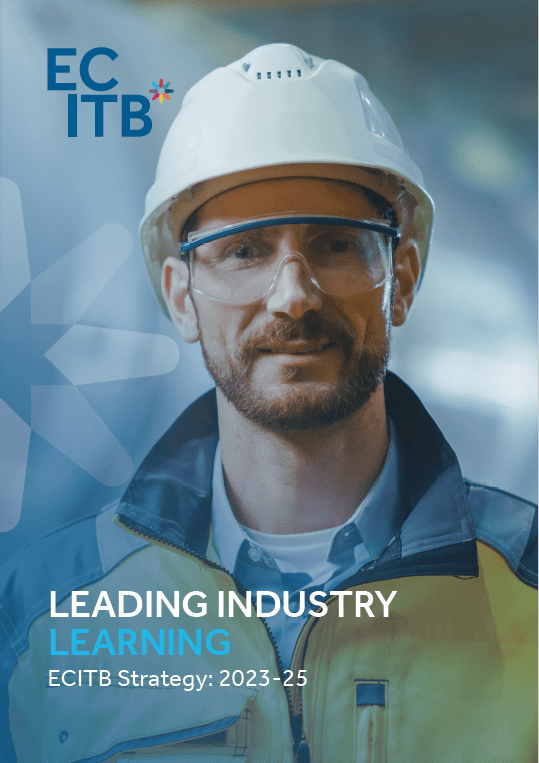 Cover of the ECITB Strategy 2023-25: Leading Industry Learning