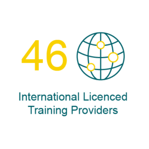 46 International Licenced Training Providers.