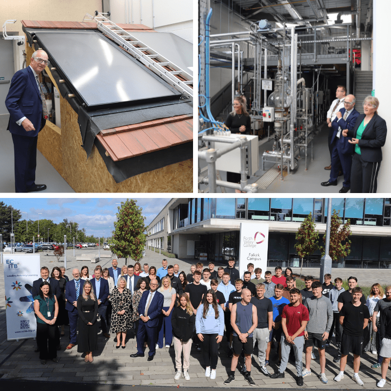 CEO Andrew Hockey took a tour of Forth Valley College during an induction day for the OGTAP apprentices CEO Andrew Hockey took a tour of Forth Valley College during an induction day for the OGTAP apprentices