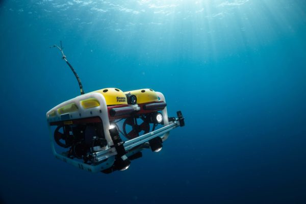 The Seaeye Falcon underwater robotic system. Photo courtesy of Saab Seaeye and Nekton