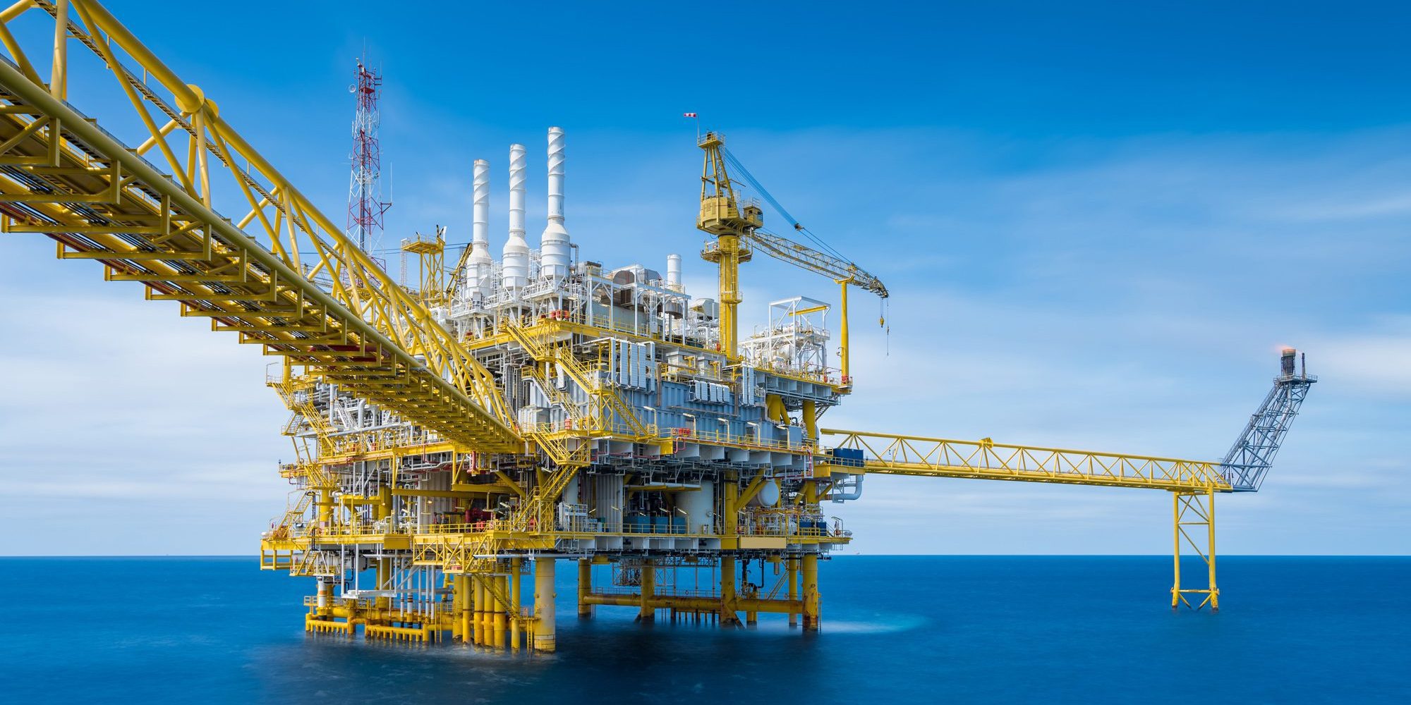 Offshore Oil Rig Aspect Ratio 1160 580