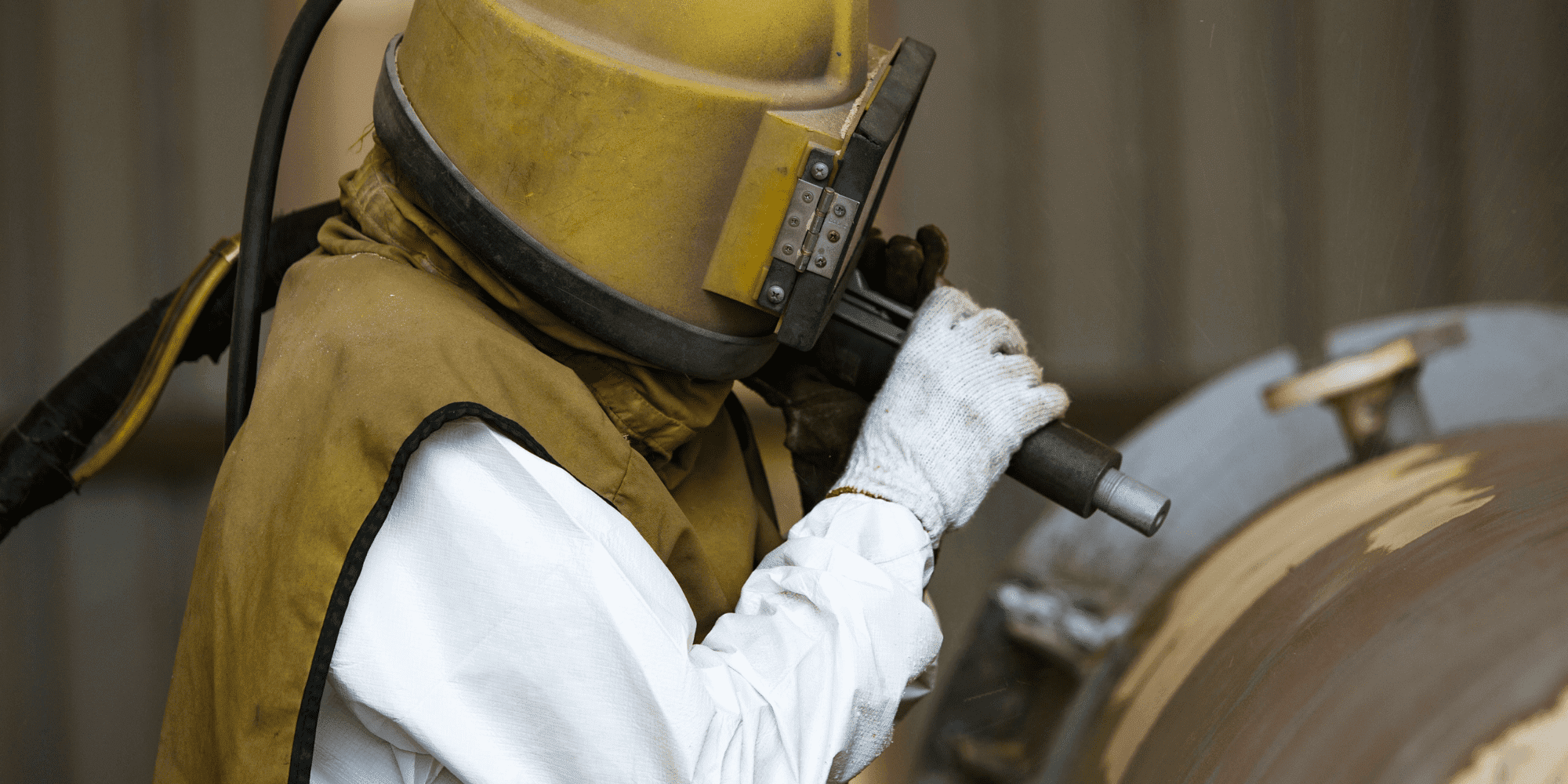 Fabric Maintenance  Surface Preparation By Sand Blasting Aspect Ratio 1160 580