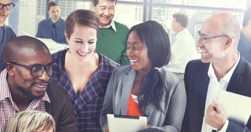 Group Of People Laughing In An Office 3 Aspect Ratio 760 400