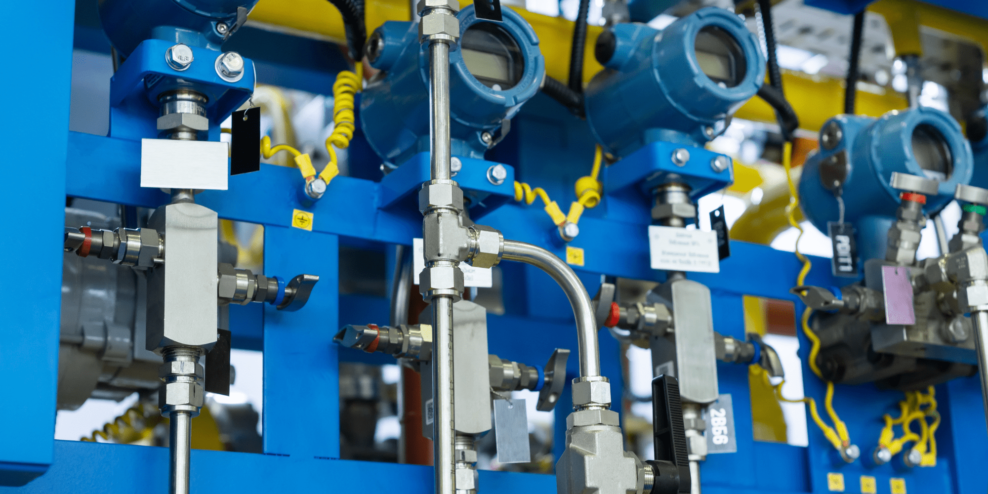 Instrument And Controls Blue And Yellow Equipment Aspect Ratio 1160 580