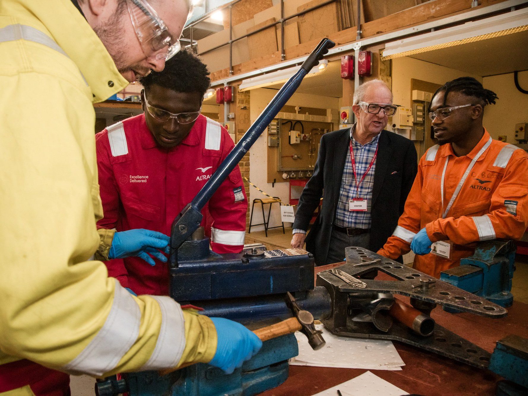 CEO Andrew Hockey Meeting Work Ready Learners At SETA In Novermber 2024. Photo By Dave Dodge Aspect Ratio 800 600