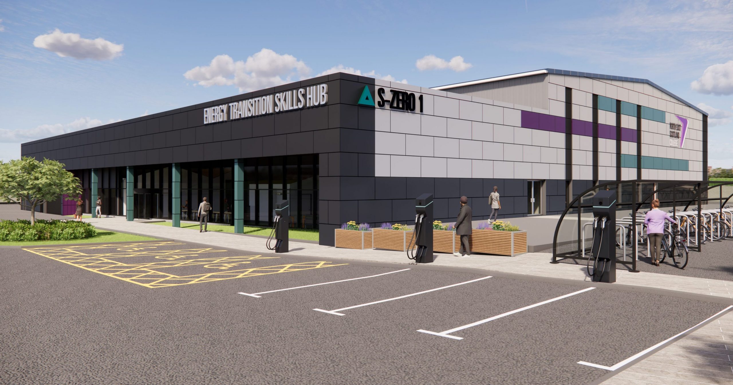 An Artists Impression Of The Energy Transition Skills Hub In Aberdeen Which Benefits From Regional Skills Hub Funding Scaled Aspect Ratio 760 400
