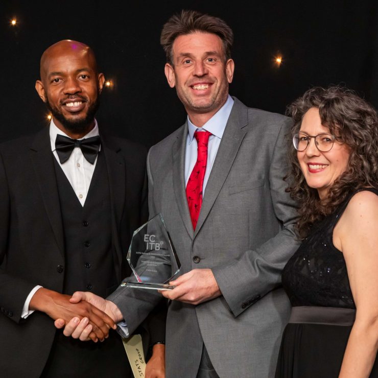 Andy Buckworth, From STATS Group, Receives The Award For SME Employer Of The Year