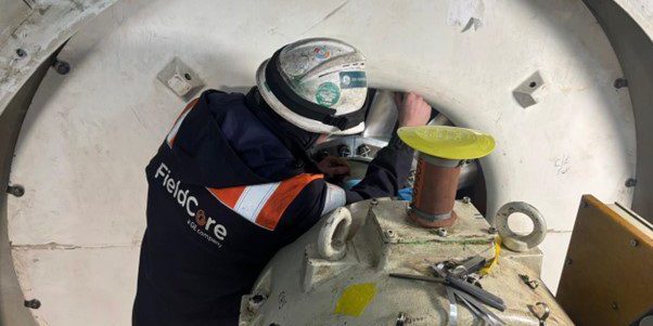 FieldCore Apprenticeship   Apprentice, Fletcher Brown Working In The Field
