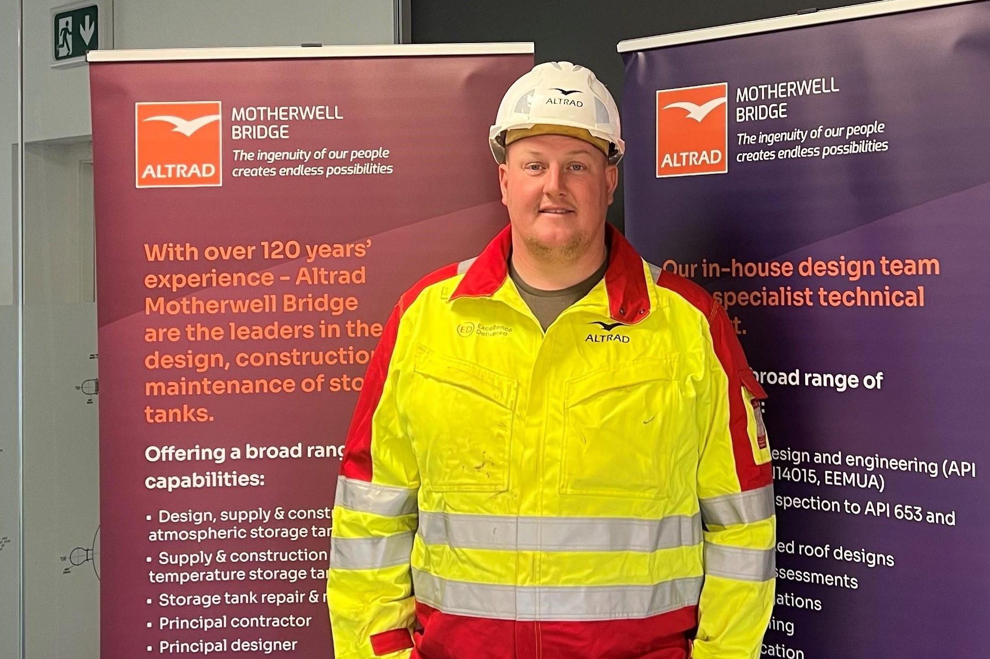 Jamie Dickie Of Altrad Motherwell Bridge Completed The ECITB Supervisor Training Programme