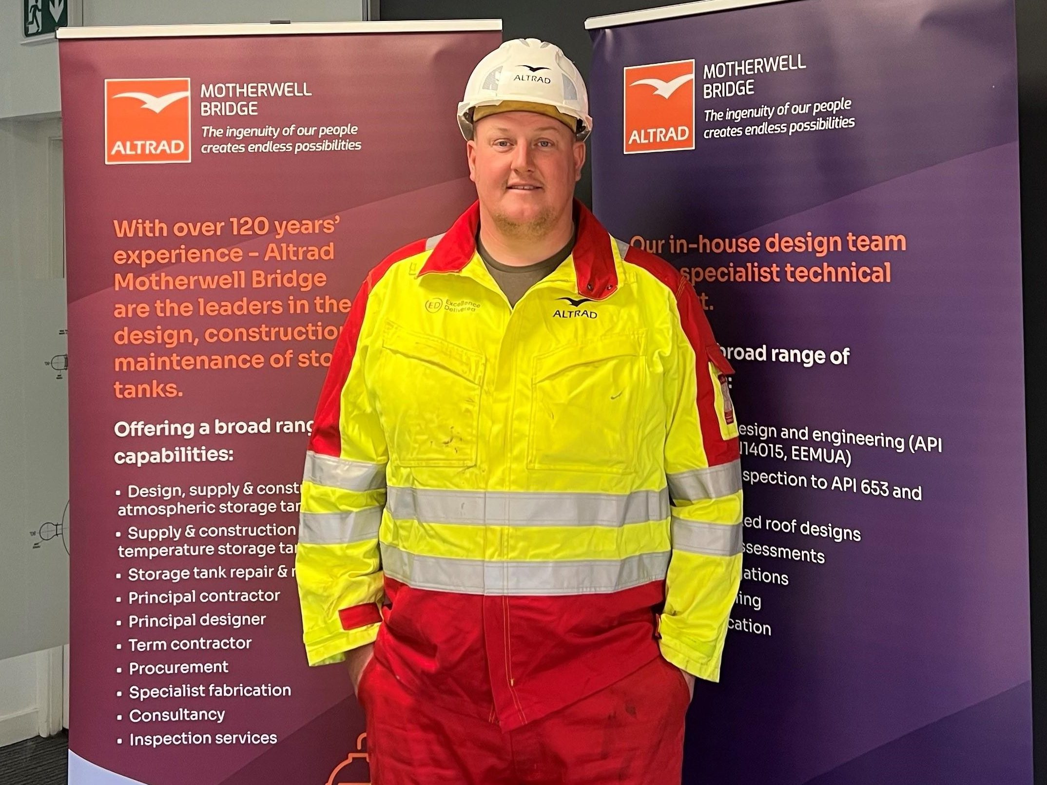 Jamie Dickie Of Altrad Motherwell Bridge Completed The ECITB Supervisor Training Programme