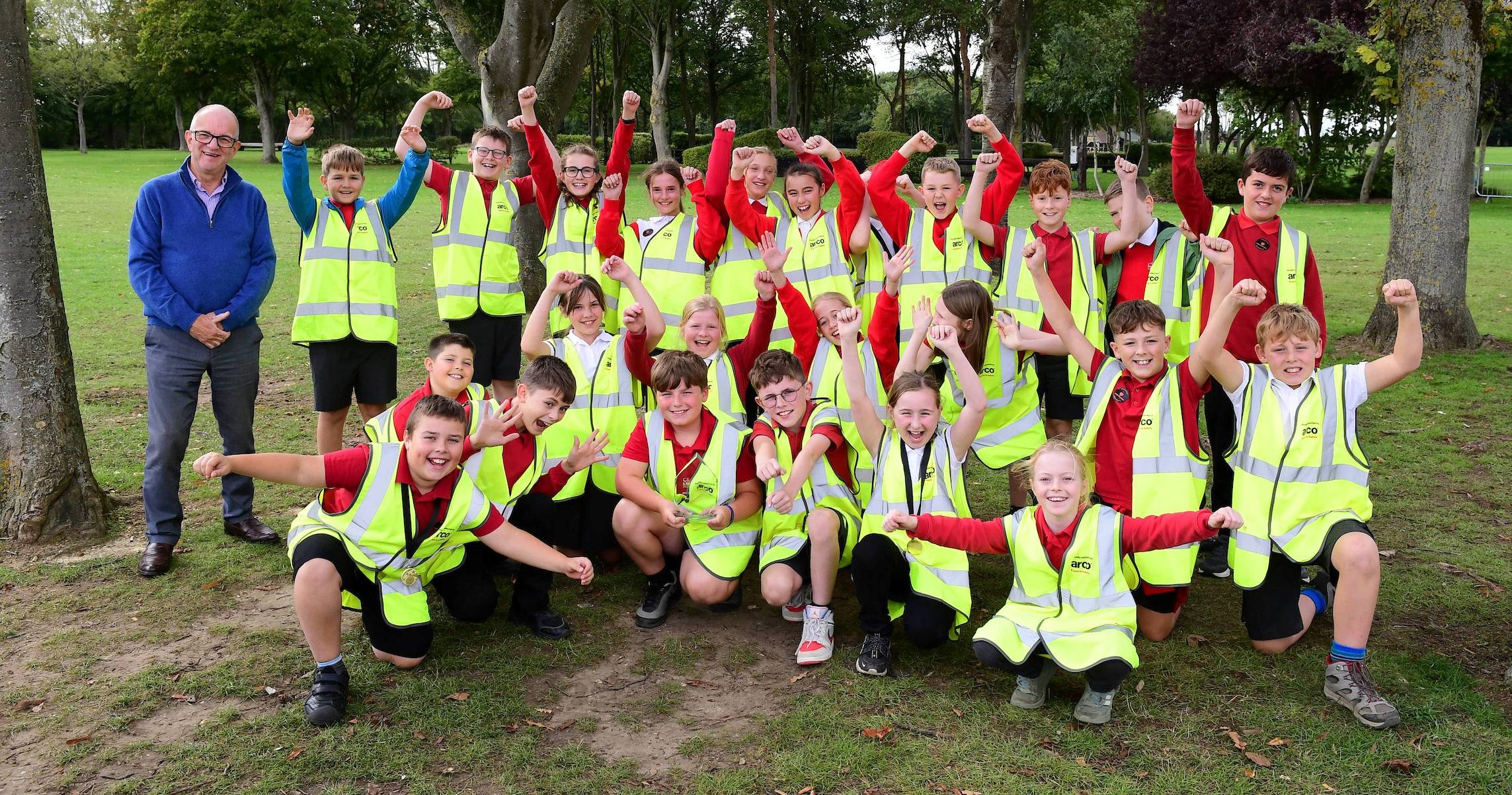 ECITB CEO Andrew Hockey With School Of The Day St Michael’s On Day One Of Construction & Engineering Week 2025