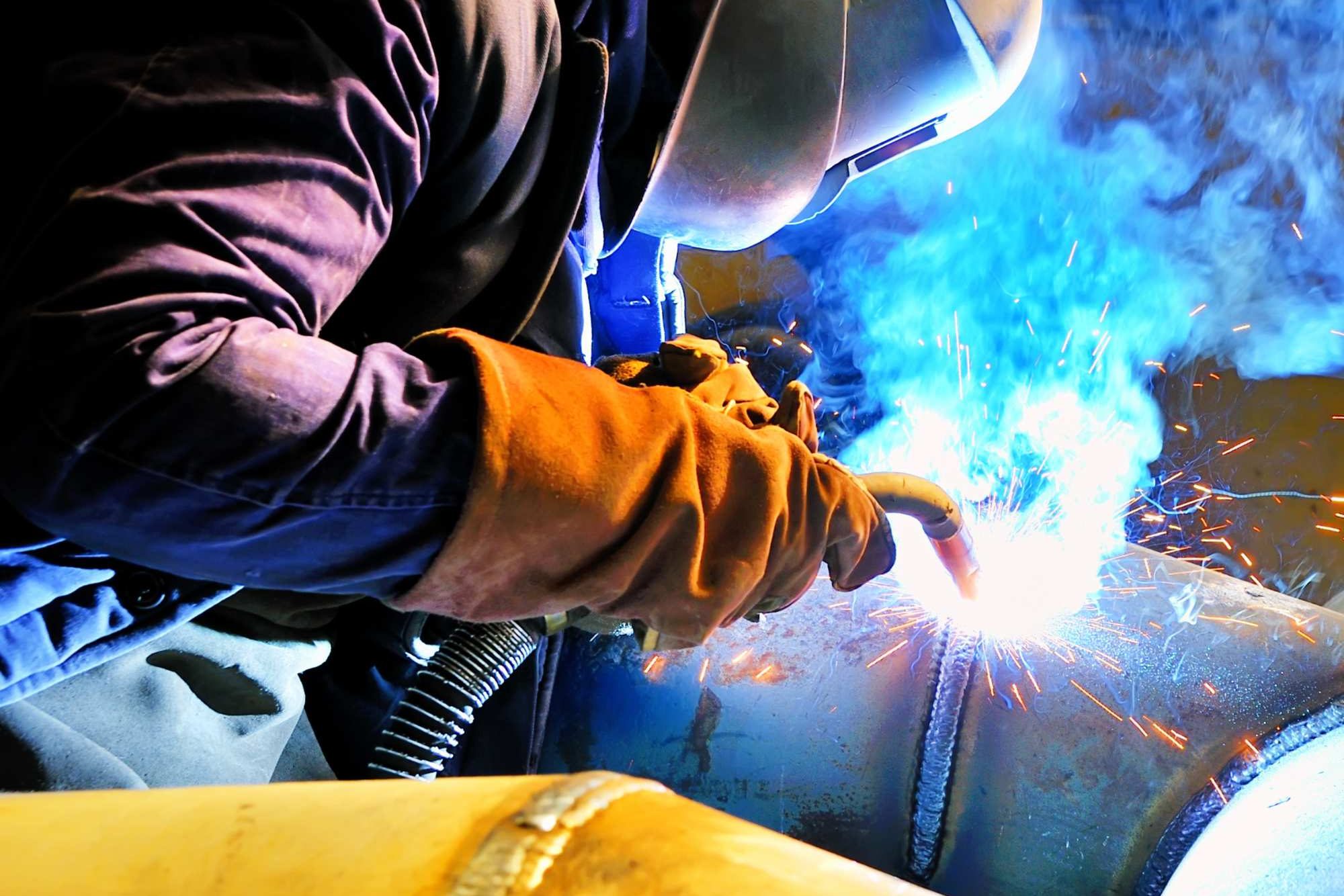 Person Welding Wearing PPE 2
