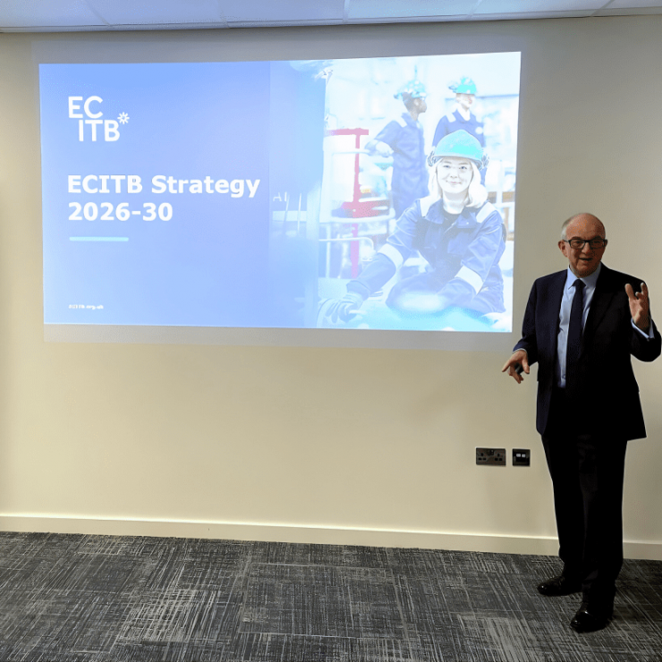 ECITB Chief Executive Andrew Hockey Speaking At The London Regional Levy Voting Forum