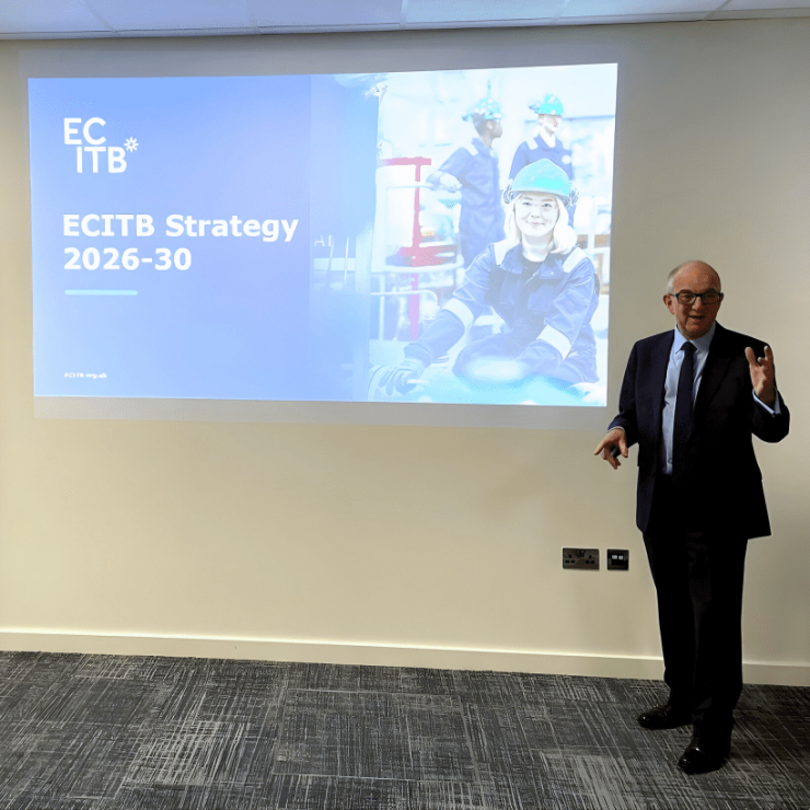 ECITB Chief Executive Andrew Hockey Speaking At The London Regional Levy Voting Forum