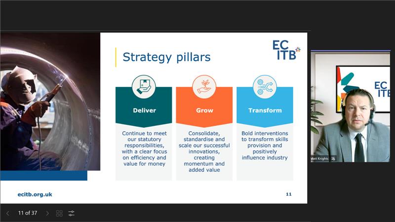 Director Matt Knights Speaking At The ECITB National Forum 2026.