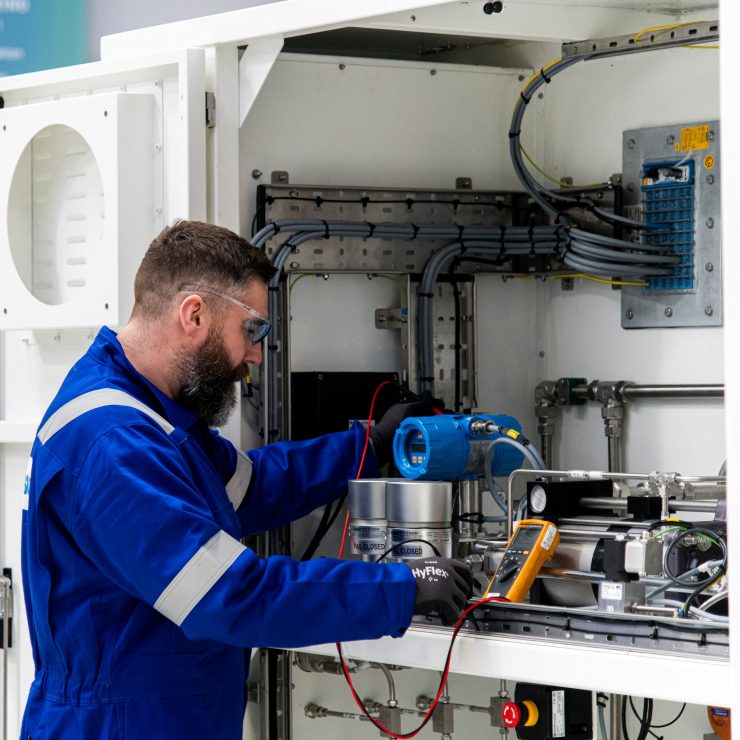 Hydrasun Technicians Working On Hydrogen Projects.
