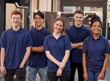 engineering apprentices on engineering career pathways