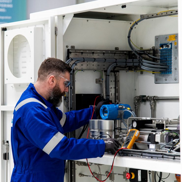 Hydrasun Technicians Who Have Been Through ECITB Small Bore Tubing Training Working On Hydrogen Projects.