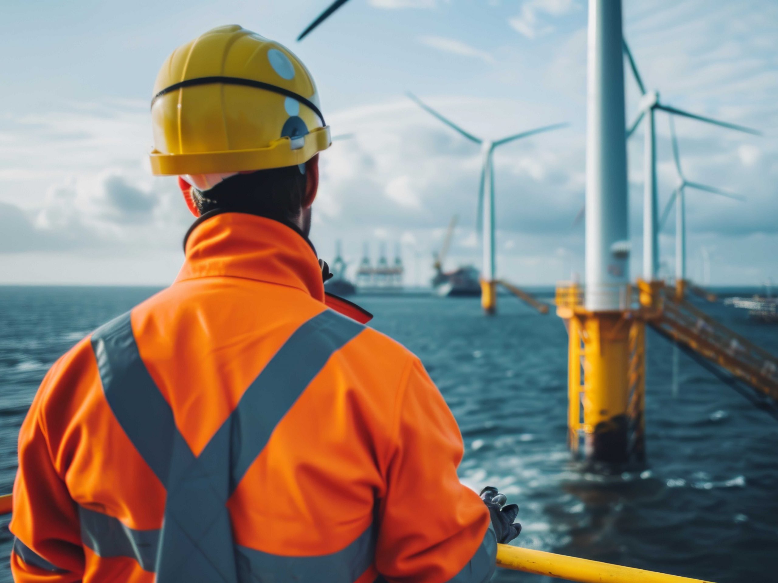 Wind Turbine Maintenance Technician On Offshore Wind Turbines