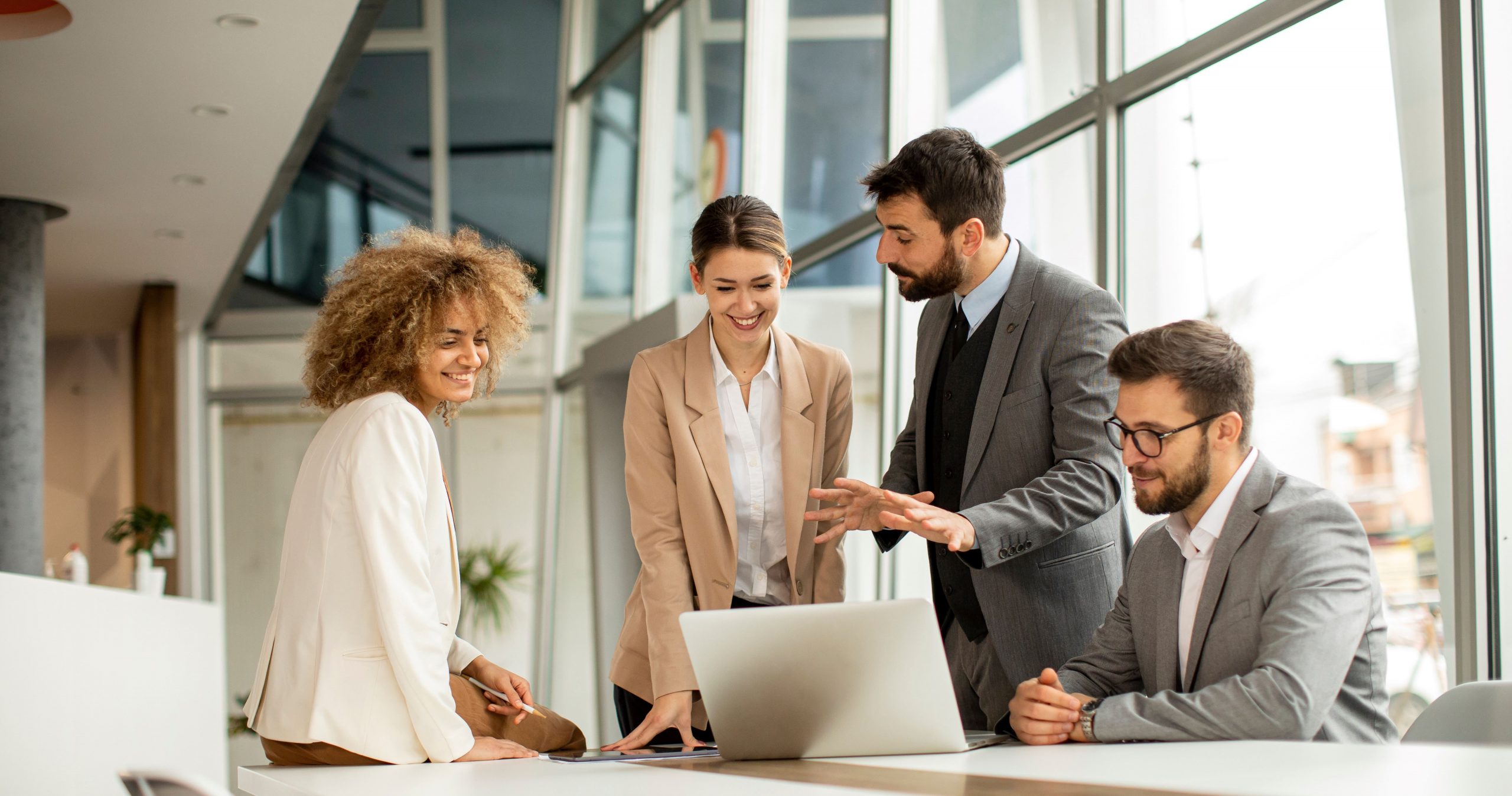 Multiethnic Business People Working Together In The Office AdobeStock 440299419