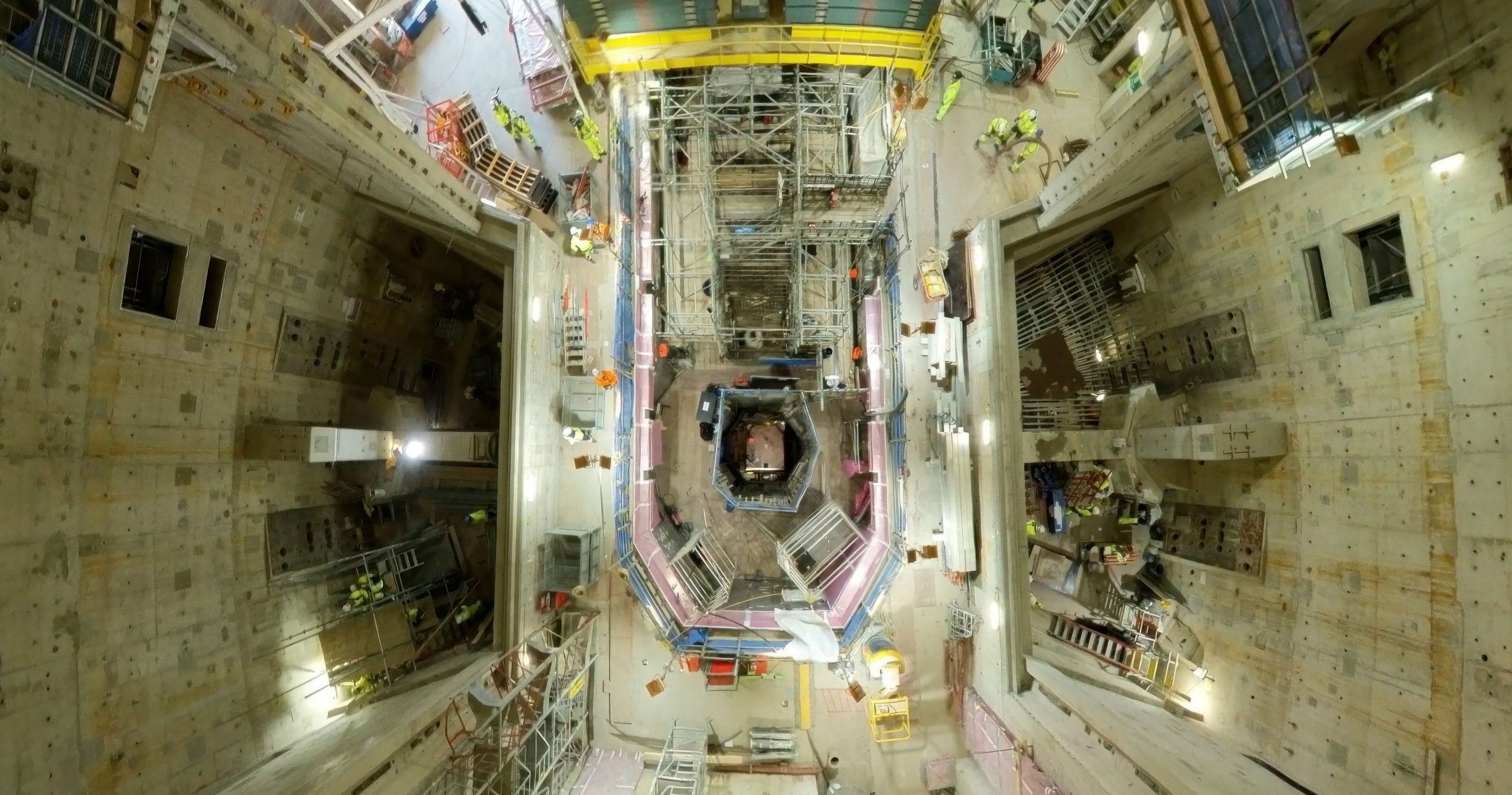 Workers Operating At Hinkley Point C Nuclear Build Site. Photo Courtesy Of EDF Energy