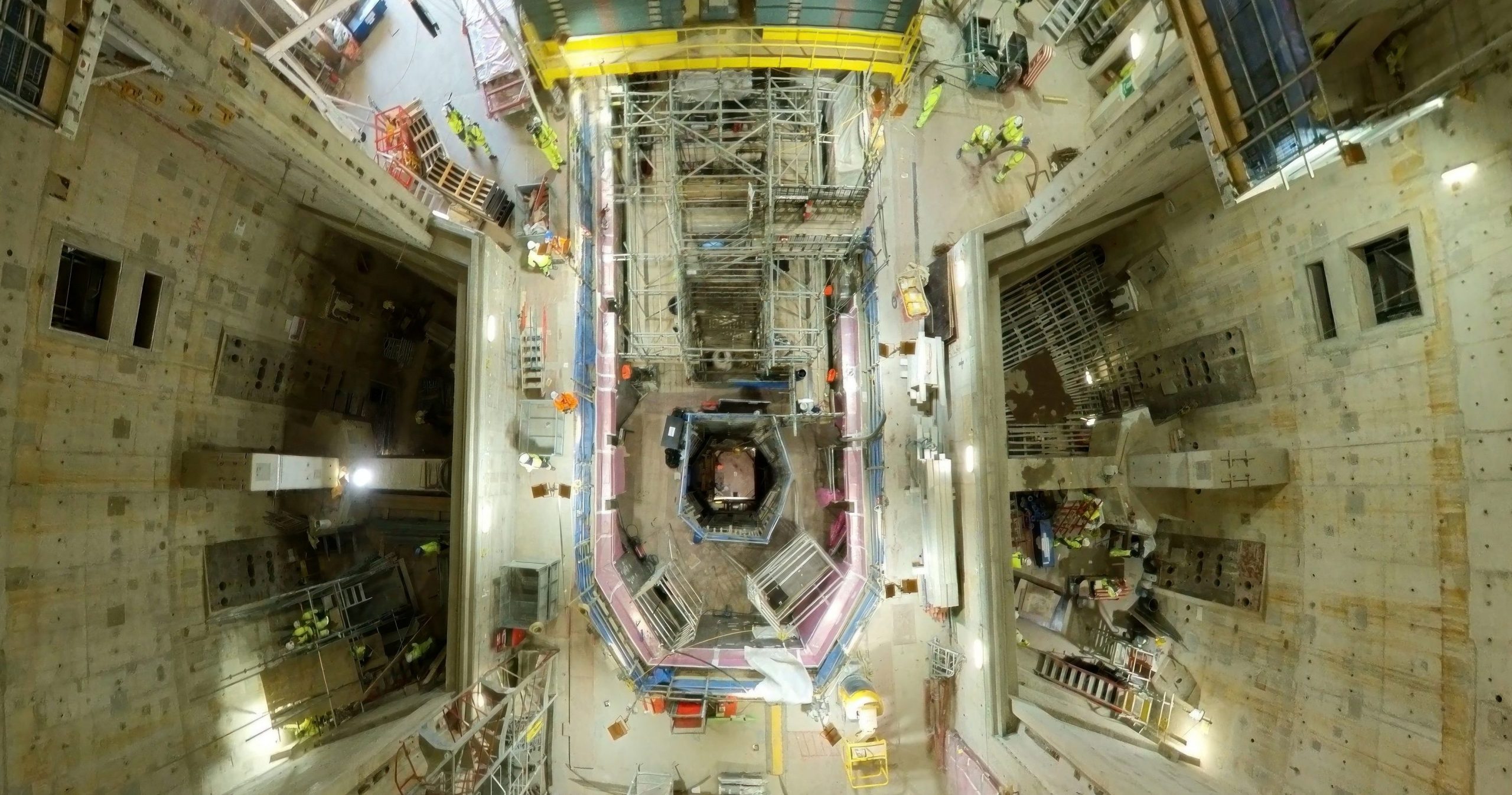 Workers Operating At Hinkley Point C Nuclear Build Site. Photo Courtesy Of EDF Energy