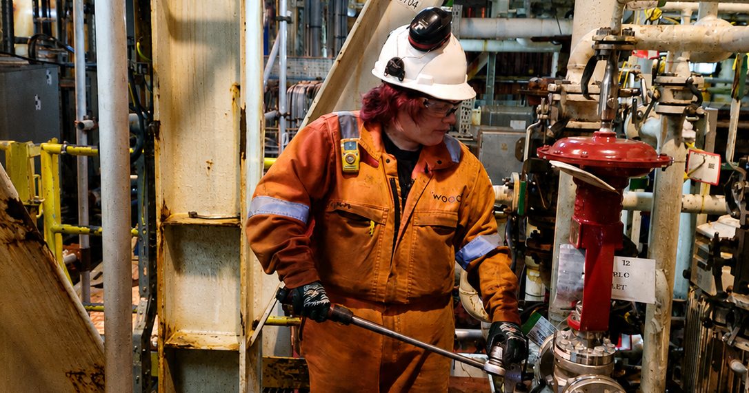 ECITB case study on Rachel Frieslick, who Is A Mechanical Technician On An Oil Platform For Wood