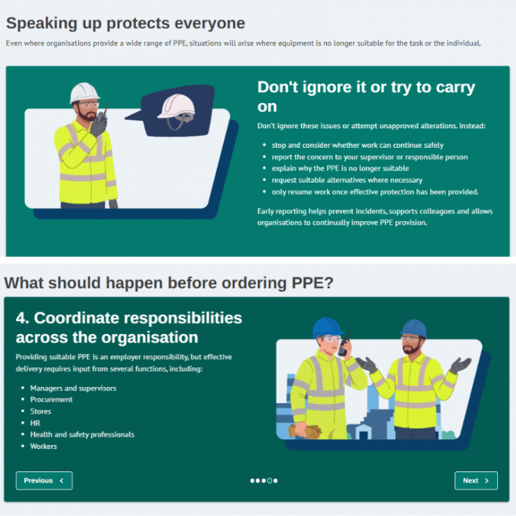 Slides From The Providing And Managing PPE Training Toolbox Talk On ECITB World