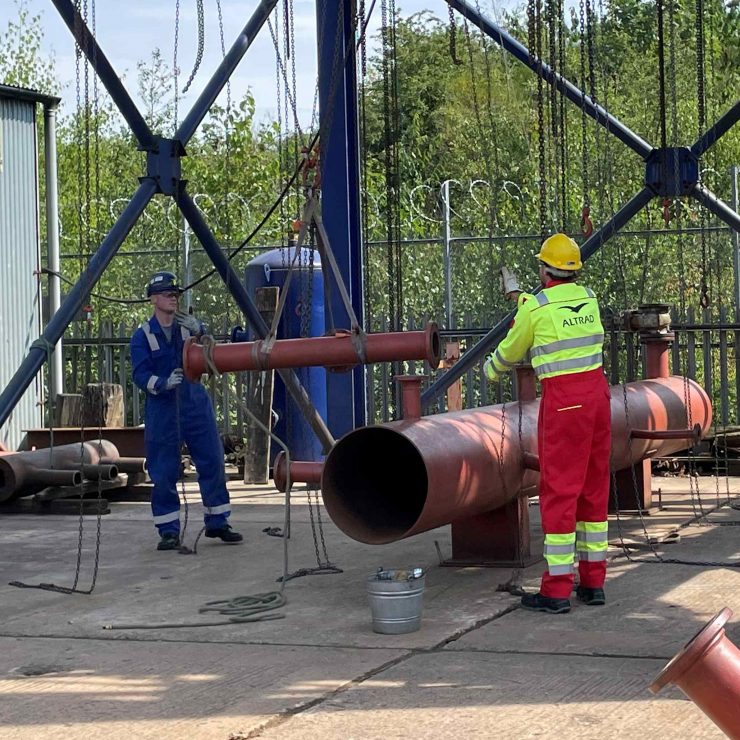 Thomas Garner And Cole Thompson Completing A VQ Assessment Jul 26